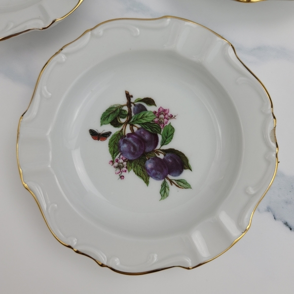 (3) 1950's Western Germany Porcelain Ashtrays - Picture 2 of 15